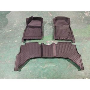 Isuzu D-Max Floor Mats 2015–2024 – Premium TPE Custom Fit Waterproof Mats
