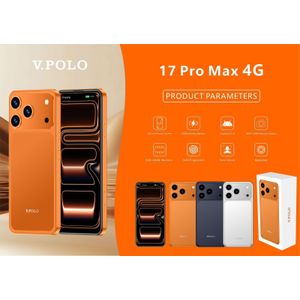 V.POLO 17 Pro Max 4G (6.8" Screen, 8GB RAM, 128GB ROM, 5750mAh