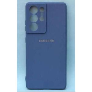 Soft Silicone Back Cover for Samsung Galaxy S21 Ultra – Protective, Shockproof, Ultra-Thin, Anti-Scratch, Anti-Fingerprint – Blue