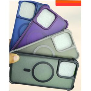 Magnetic MagSafe Transparent Grey Protective Case for Apple iPhone 14 Pro – Scratch Resistant Clear Cover