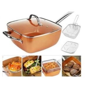 Migas 9.5" Deep Dish Copper Square Pan