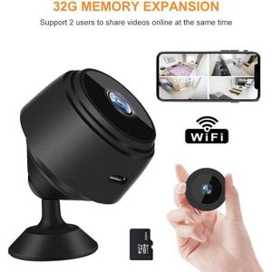 Compact A9 Mini Wireless Camera with Night Vision and Audio