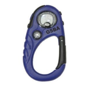 TDK Carabiner Blue With Compass & Date Time Display