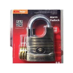 Kinbar  High Quality Alarm Lock Siren Padlock For Home % Office Security