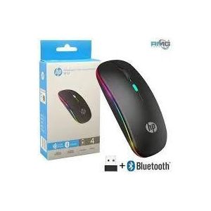 HP W10 Dual Mode Rechargeable Bluetooth Wireless Silent Click Mouse