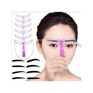 1PC Professional Eyebrow Stencils Eyebrows Grooming Stencil Kit Brow Shaping Templates Eyebrow Drawing Card DIY Makeup Tools