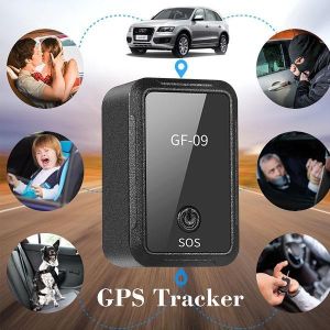 GF-09 Real-Time Magnetic GPS Tracker for Cars, Motorbikes, Kids, and Pet Tracking with SOS Emergency Alert