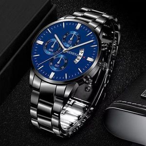 GENEVA 2026 New Men's Watch Date Party Gift Three Eyes Calendar Watch