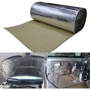 50*200CM Aluminum Foil Sound Deadener Insulation Mat Noise