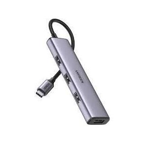 Ugreen USB Type C To 4 Port USB A Hub (CM473 20841)