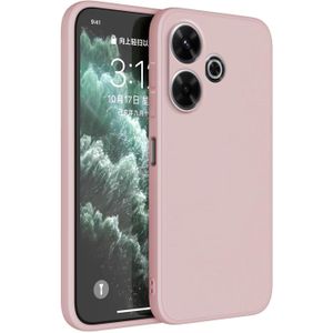 Soft Flexible Silicone Case for Xiaomi Redmi 13, Shockproof Anti-Scratch Slim TPU Protective Back Cover (Beige)