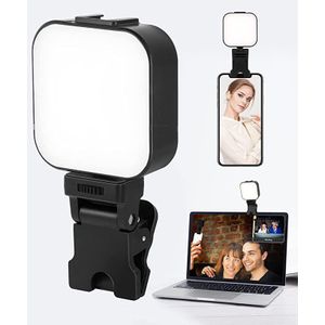 Ring Light Selfie LED Rechargeable Clip Light