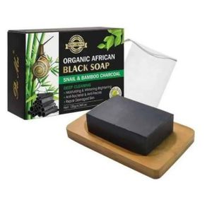 Organic  African black soap 120g