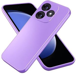Soft Silicone Slim Fit Cover Anti-Scratch Shockproof Case for Tecno Pop 10C - Purple
