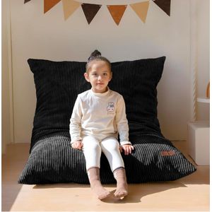  3 in 1 Kids Bean Bag Chair Bed, Convertible Chair Folds from Bean Bag to Lounger, Child Floor Sofa for Gaming, Reading, Floor Mattress with High-Density Foam Filling