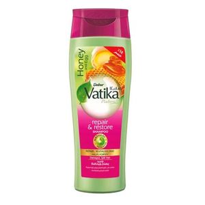 Vatika Naturals Repair and Restore Shampoo (360ml) Natural Extracts with Honey and Egg Repairs and Revitalizes Damaged and Split Hair