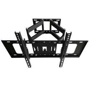 Up to 80" Inches Very Strong Double Arm TV Bracket Tilt and Swivel Full Motion Elegant Design Tv Mount/ Tv Stands Suitable for 32" to 80" TV Set 