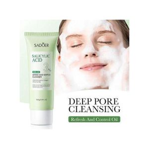 SADOER Salicylic Acid 3% Amino Acid Gentle Anti Acne Face Cleanser 100g