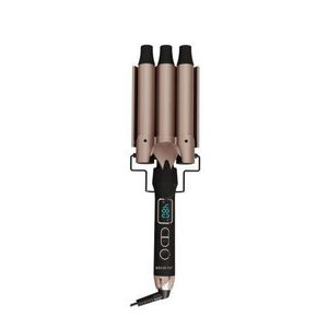 Rebune Hair Curler RE-2152 Triple Barrel Curling Iron with Digital Display