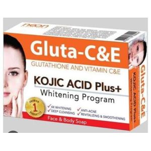 Gluta C & E Glutathione Vitamin C & E Kojic Acid+ Face And Body Soap.