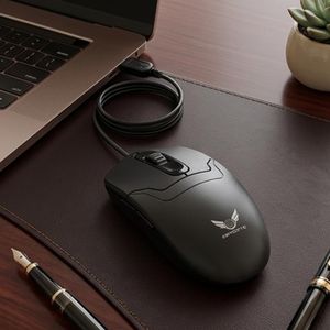Wired Optical Mouse USB 2.0 - High Performance Ergonomic Computer Mice For Office, Business, Home, Laptop & PC Gamer