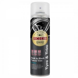 Simoniz Back to Black Tyre & Trim 500ml  Restores Faded Plastics  UV Protection  Wet Look Shine