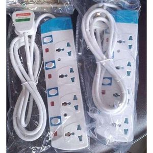 Power King Heavy Duty Fused Extension with Switch Per Socket