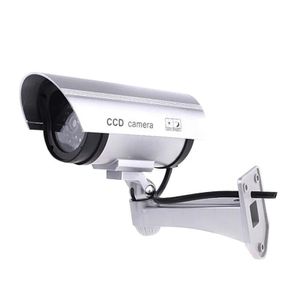 Dummy Fake CCTV Security Camera with Flashing Red LED