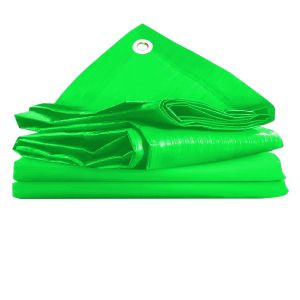 Green Heavy-Duty Waterproof Tarpaulin Canvas-Rainproof Outdoor Tent & Canopy Cover with Eyelets 4x6M