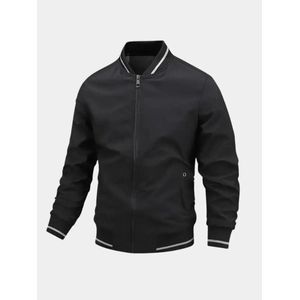 Classic Bomber Jacket In Black