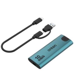 Onten M.2 NVME Enclosure, M.2 NVMe to USB Adapter, USB C 3.2 Gen 2