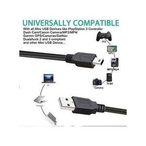 USB Type A Cable for PS3 Controllers, MP3 Players & Canon Camera