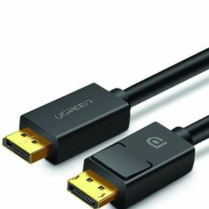 Ugreen DP102 DisplayPort Male to Male Cable, 1.5M, Black – High-Resolution DP Video Cable for Monitor, PC, Laptop & Graphics Cards