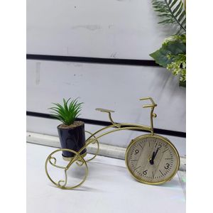 Vintage Bicycle Desk  Clock  Decorative Design 