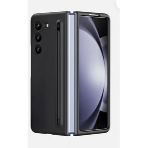 Samsung Galaxy Z Fold 4 Flip Cover Case with Slim S Pen Holder, Smart View Case with Magnetic Closure and Protective Cover for Galaxy Z Fold 4 (Black)