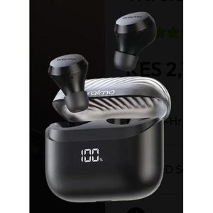 Oraimo AirBuds 4 OTW-340 – True Wireless Earbuds, 38h Playtime, ENC Noise Cancellation, Deep Bass, LED Display, Bluetooth 5.3, USB-C,black