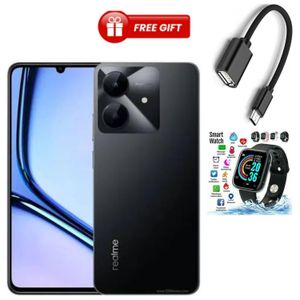 Realme  NOTE 60X 6.74-INCH DISPLAY 3GB RAM + 64GB ROM BATTERY 5000mAh ,DUAL SIM + 1YEAR WARRANTY + WATCH.OTG CABLE