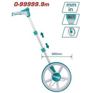 TOTAL TMT19923 Digital display measuring wheel