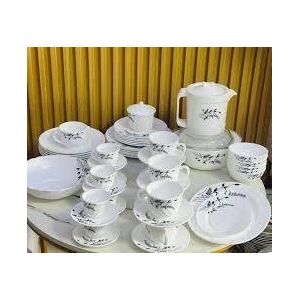 58-Piece Premium Ceramic Dinner Set With Plates, Bowls, Cups & Serveware