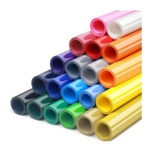Colorful Heat Transfer Vinyl Sheets Set for DIY T-Shirts, Hats, and Clothing 1 METER