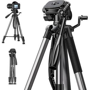 Ugreen Camera Tripod Stand 69''/175cm Heavy Duty Stand Adjustable Professional Tripod Holder for iPhone Video Recording Compatible with Camera & Phone DSLR/SLR Canon EOS R8/R7/R6 Sony ZV 1F ZV E10