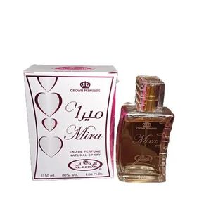 Mira Eau De Parfum Spray By Al Rehab. Has sweet scent, lasts all day and is long lasting, luxury and of high quality