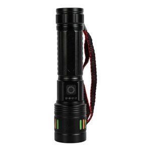Portable Rechargeable Zoomable Flashlight – High Intensity LED Torch with Long Range Beam for Outdoor & Home Use