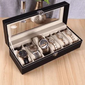 Prestige Velvet 6 Slot Watch Storage Case