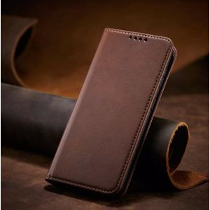 Infinix Smart 7 Luxury Leather Flip Wallet Magnetic Case – Brown