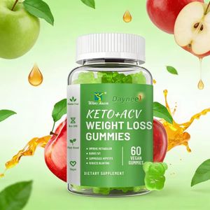 Keto + ACV Gummies – Apple Cider Vinegar Daily Wellness Support (60 Vegan Gummies)