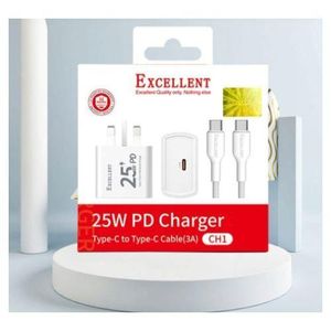 EXCELLENT 25W Fast Charging Type C To C Charger