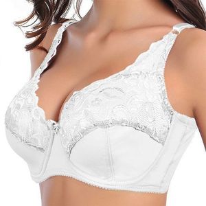 Buy Ladies Secret Thin Underwear Bra Bralette BH Plus Size Adjustable Bras  Breast Reduction B C D DD E F 34-44 White Cup Size dd Bands Size 44 at