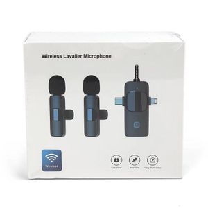 K15 Wireless Lavalier Mic Dual 3-in-1 Microphones for Mobile Content Creation