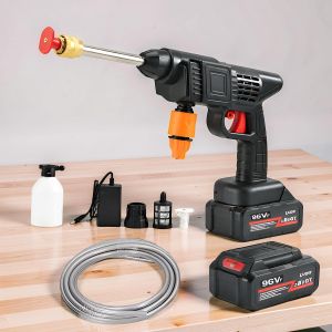 	Reliable Quality Plug And Play 96V Cordless Car Washer Car Washing High Pressure Washer Gun 